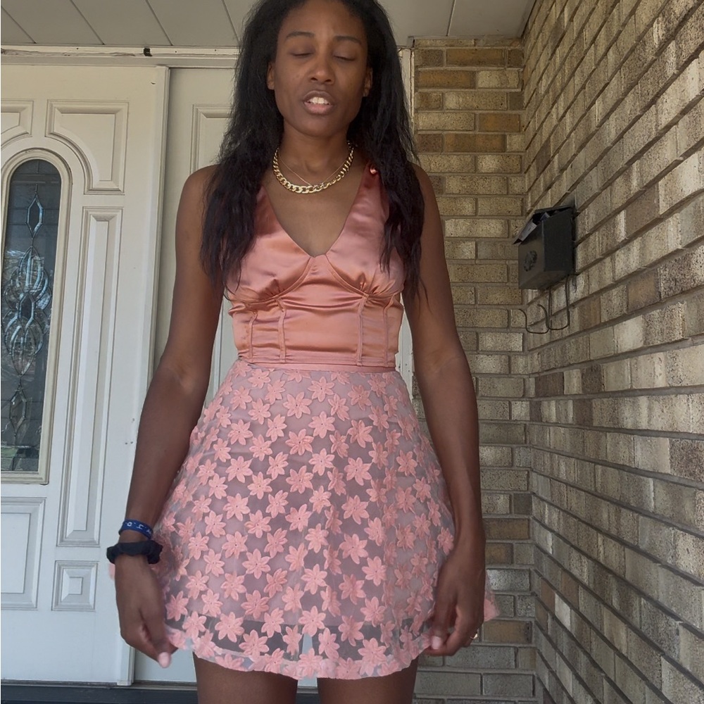 Topshop Floral Mini Skirt Size 2